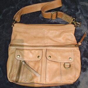 Fossil Leather Crossbody Bag